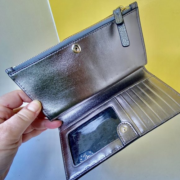 KATE SPADE Metallic Grey Wallet - Picture 5 of 6